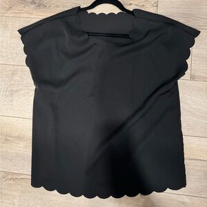 shein scalloped blouse